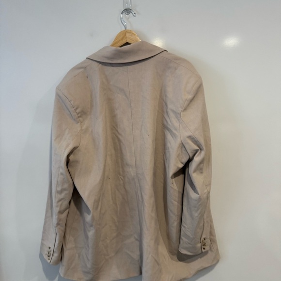 NWT Abercrombie & Fitch Boyfriend Oversized Blazer Tan - Picture 3 of 7